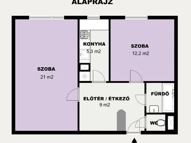 Eladó lakás Budapest III. kerület, Kaszásdűlő 51 nm