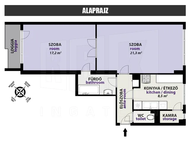 Eladó lakás Budapest XI. kerület, Lágymányos, Október huszonharmadika utca 57 nm