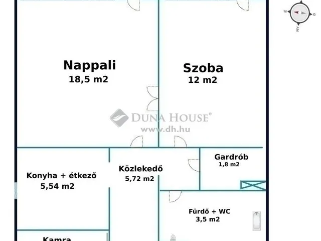 Eladó lakás Budapest III. kerület 52 nm