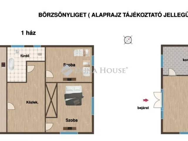 Eladó nyaraló Kismaros, Börzsönyliget 75 nm