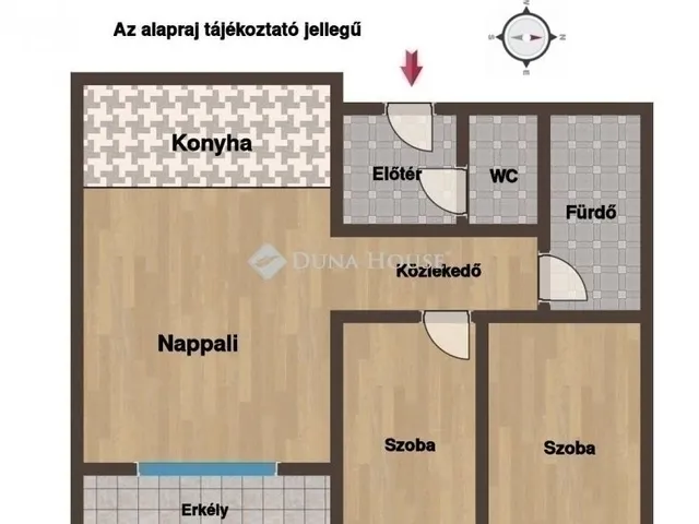Eladó lakás Budapest IV. kerület, Újpest 64 nm