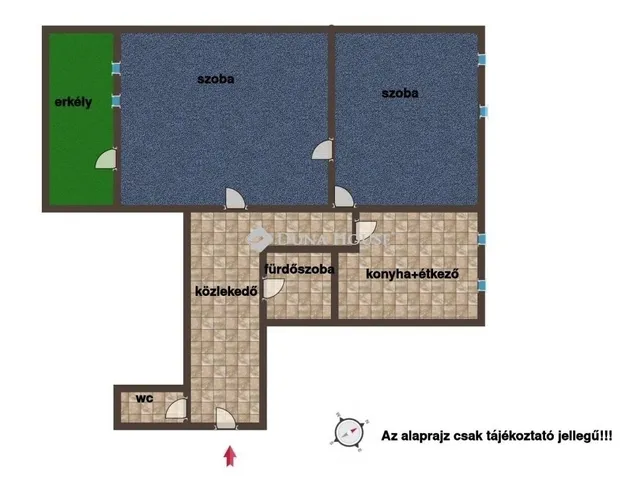 Eladó lakás Vác, Deákvár 58 nm