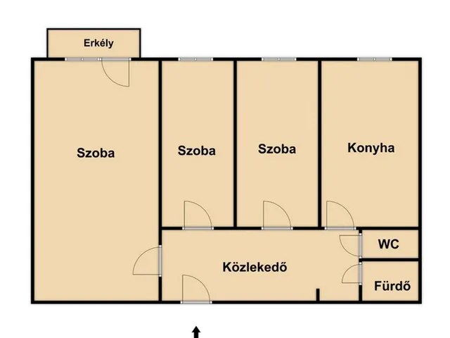Eladó lakás Nyíregyháza 61 nm