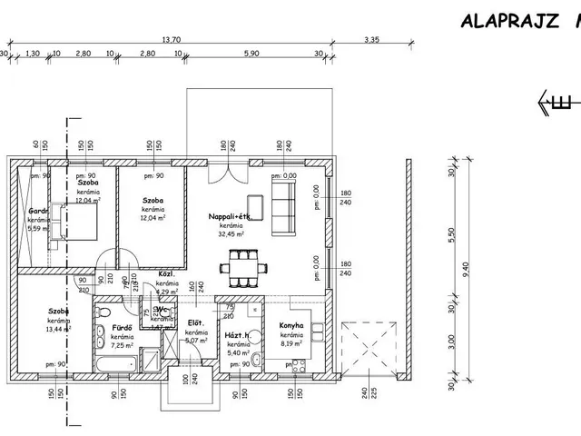 Eladó ház Nyíregyháza 110 nm
