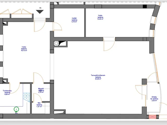 Eladó kereskedelmi és ipari ingatlan Nyíregyháza 93 nm
