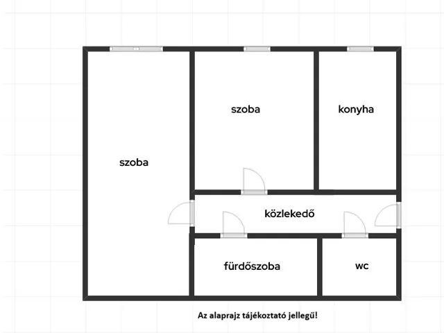 Eladó lakás Nyíregyháza 43 nm