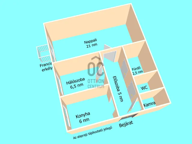 Eladó lakás Hajmáskér 43 nm
