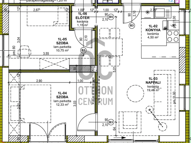 Eladó lakás Veszprém, Újtelep 75 nm