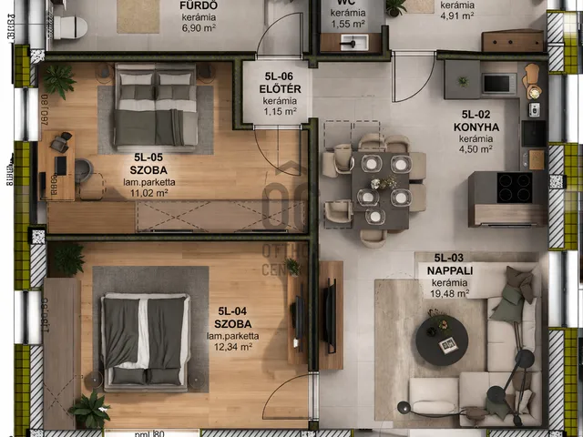 Eladó lakás Veszprém, Újtelep 72 nm