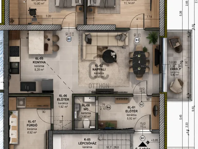 Eladó lakás Veszprém, Újtelep 81 nm