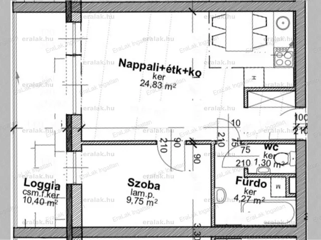 Eladó lakás Győr, Szitásdomb 40 nm