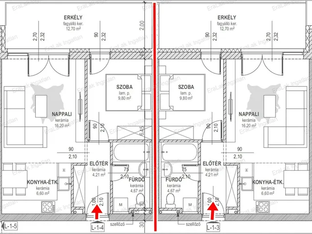 Eladó lakás Győr, Szitásdomb 42 nm
