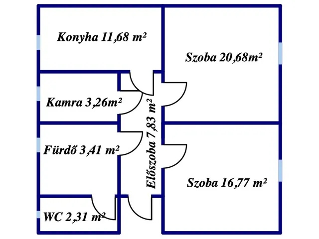 Eladó ház Miskolc, Pereces 66 nm