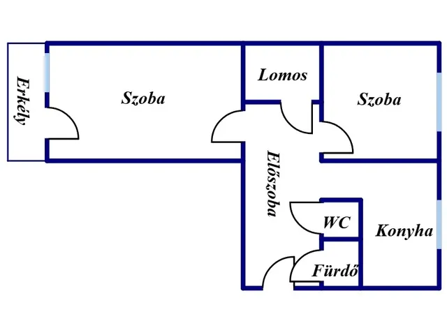 Eladó lakás Miskolc, Szentpéteri kapu 55 nm