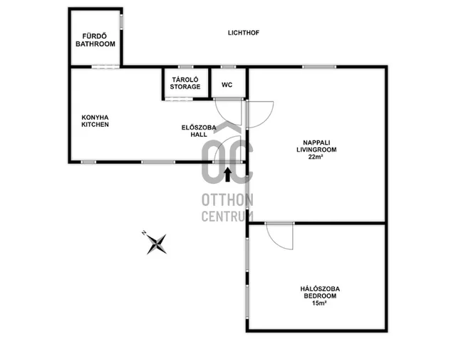 Eladó lakás Budapest VII. kerület, Ligetváros 53 nm