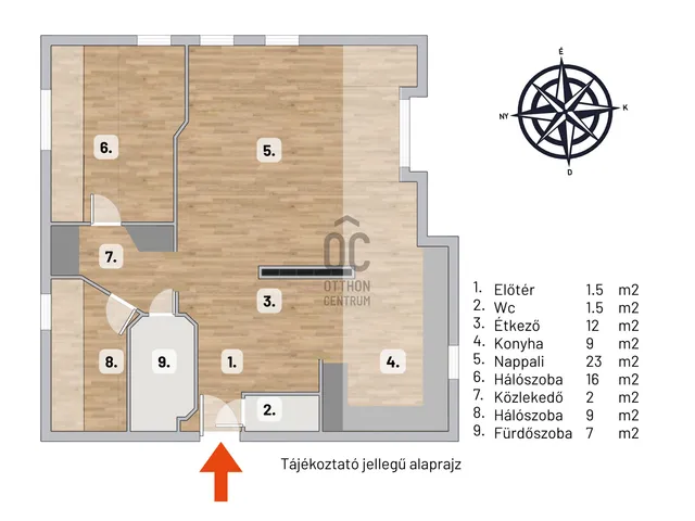 Eladó lakás Budapest I. kerület 81 nm