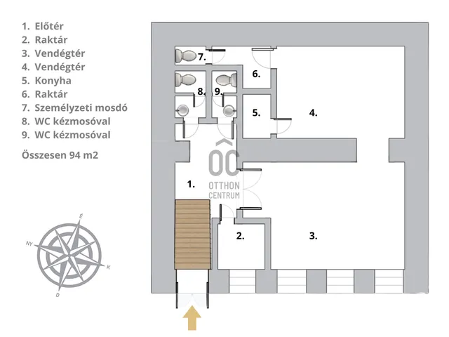 Eladó kereskedelmi és ipari ingatlan Budapest VI. kerület 94 nm
