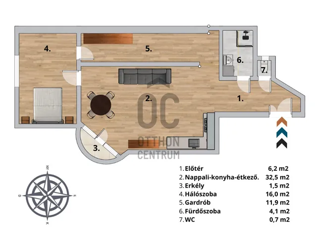 Eladó lakás Budapest VII. kerület, Szövetség utca 71 nm