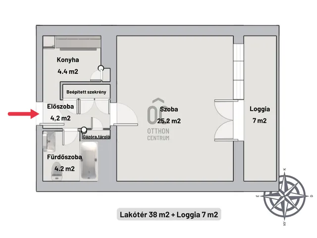Eladó lakás Budapest II. kerület, Törökvész 38 nm