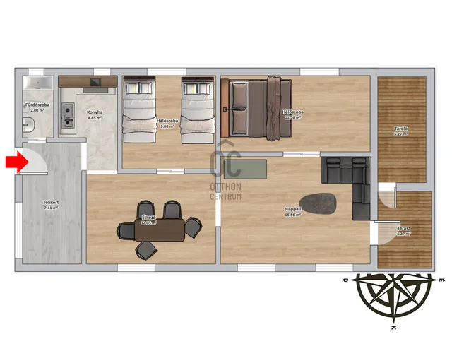 Eladó ház Dömsöd 62 nm