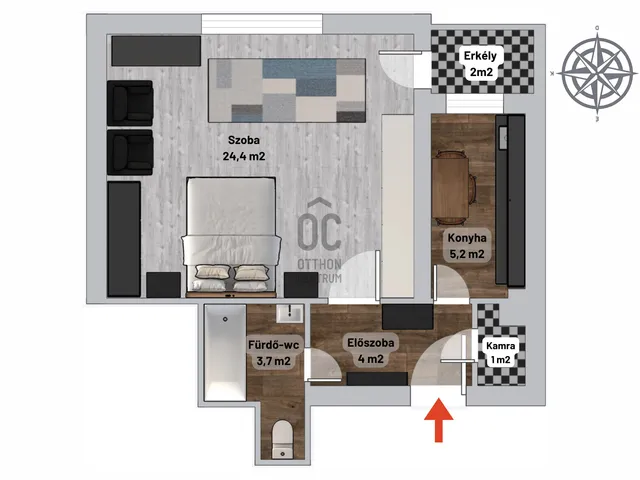 Eladó lakás Budapest XI. kerület, Kelenföld 43 nm