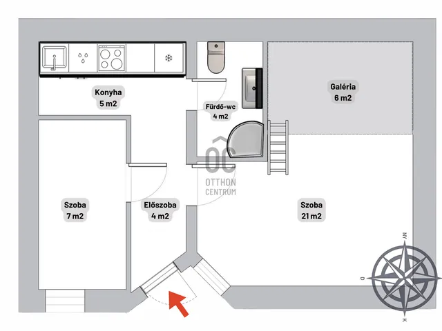 Eladó lakás Budapest VIII. kerület 41 nm