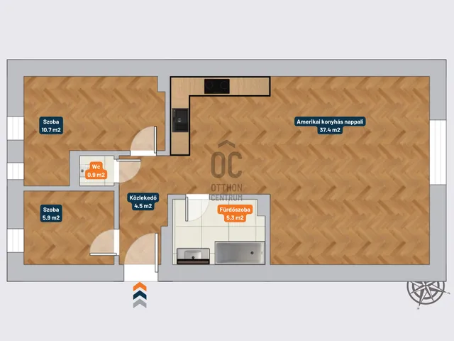 Eladó lakás Budapest II. kerület 63 nm