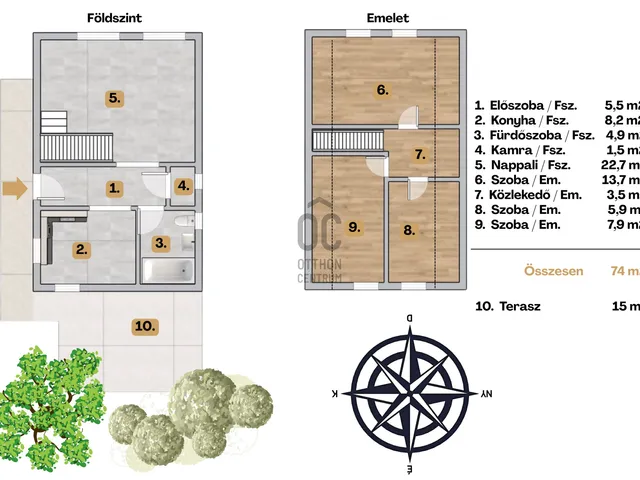 Eladó ház Pánd 74 nm