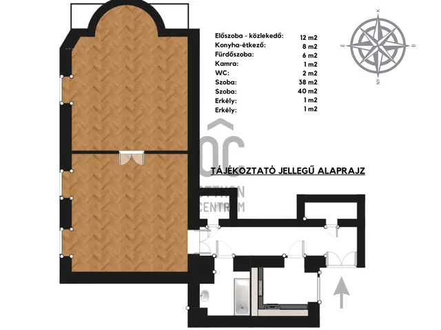 Eladó lakás Budapest VIII. kerület, Palotanegyed 96 nm