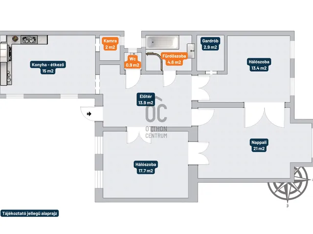 Eladó lakás Budapest VII. kerület 94 nm