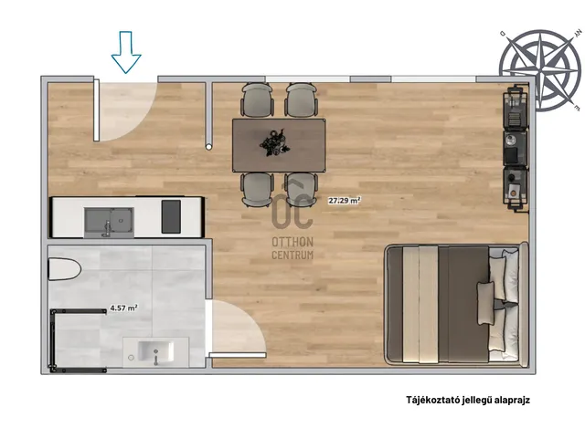 Eladó lakás Budapest VII. kerület 31 nm