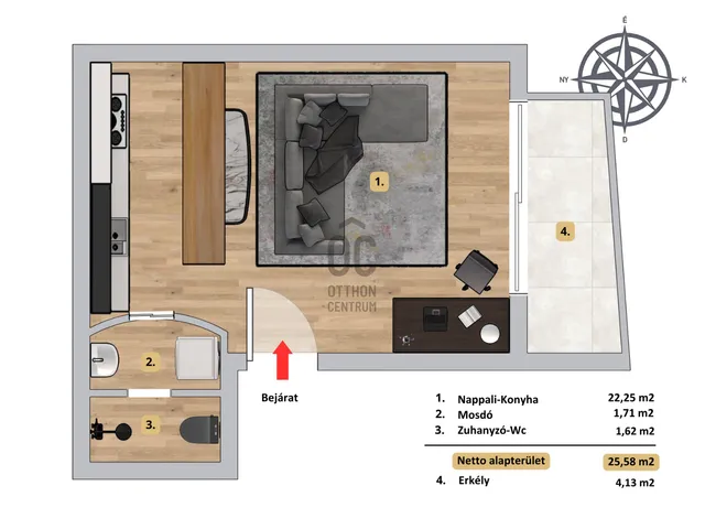 Eladó lakás Budapest I. kerület, Naphegy 28 nm