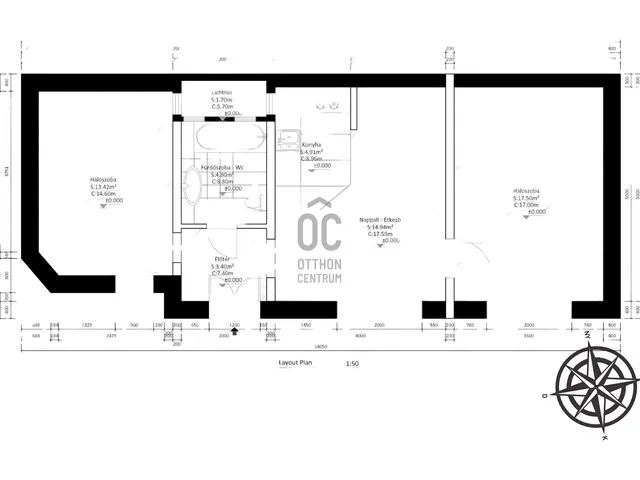 Eladó lakás Budapest VII. kerület, Belső-Erzsébetváros, Kertész utca 58 nm