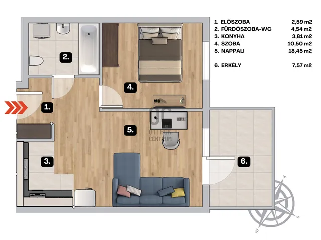 Eladó lakás Budapest XIV. kerület, Alsórákos 39 nm
