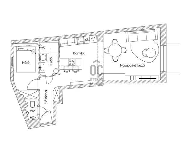 Eladó lakás Budapest III. kerület, Óbuda 55 nm