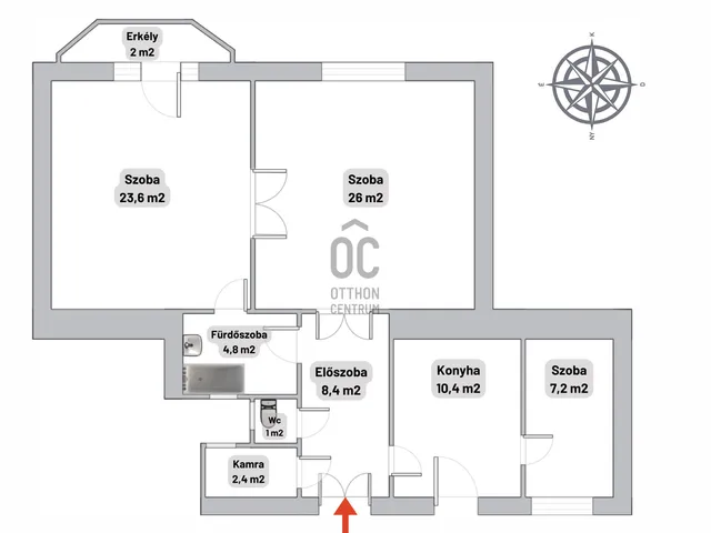 Eladó lakás Budapest II. kerület 84 nm