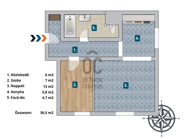 Eladó lakás Budapest III. kerület, Békásmegyer, Sramli utca 36 nm