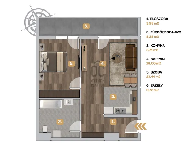 Eladó lakás Budapest XIV. kerület, Alsórákos 49 nm