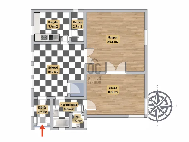 Eladó ház Budapest XV. kerület, Rákospalota 80 nm