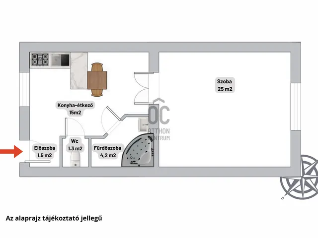 Eladó lakás Budapest I. kerület 47 nm