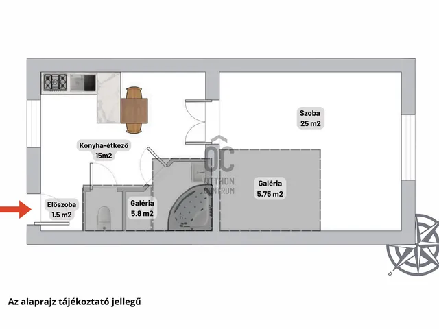Eladó lakás Budapest I. kerület 47 nm