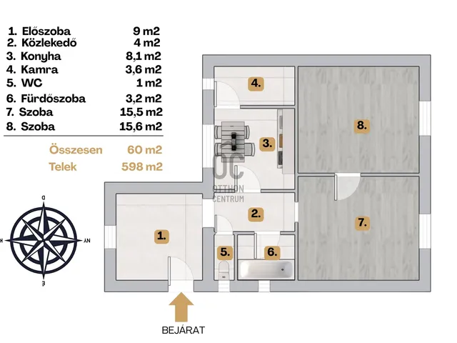 Eladó ház Ercsi 60 nm