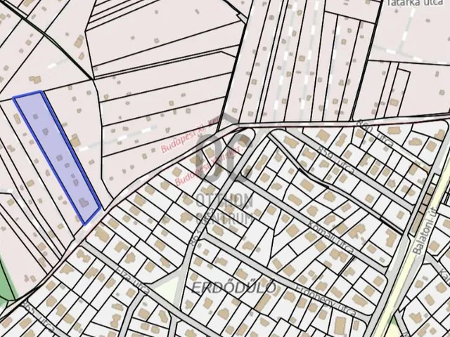 Eladó telek Budapest XI. kerület, Kőérberek 370 nm