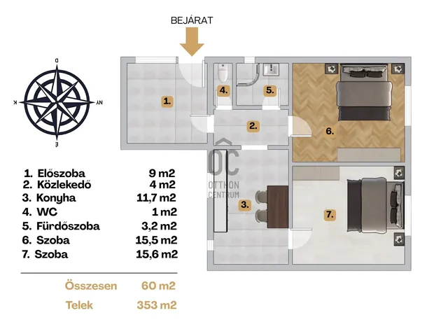 Eladó ház Ercsi 60 nm