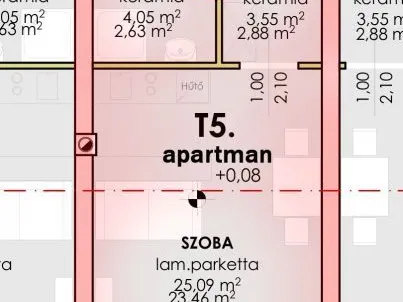 Kiadó lakás Balatonkenese 29 nm