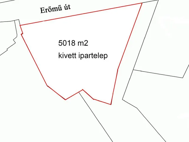 Eladó kereskedelmi és ipari ingatlan Százhalombatta 5018 nm