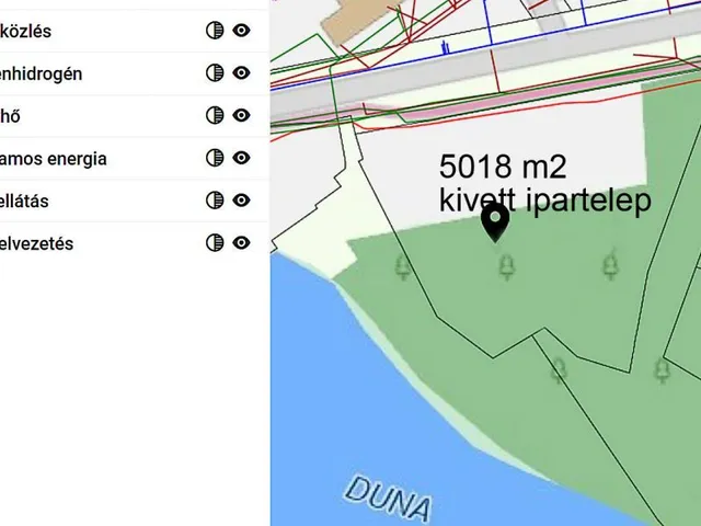Eladó kereskedelmi és ipari ingatlan Százhalombatta 5018 nm