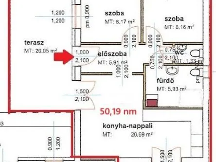 Eladó lakás Besnyő 50 nm