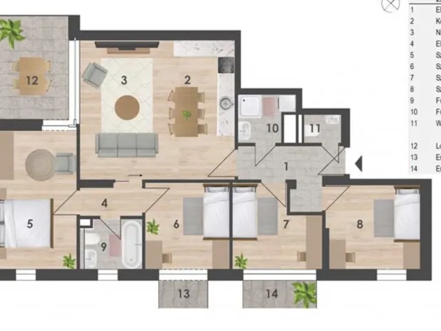 Eladó lakás Budapest XIV. kerület, Herminamező 91 nm