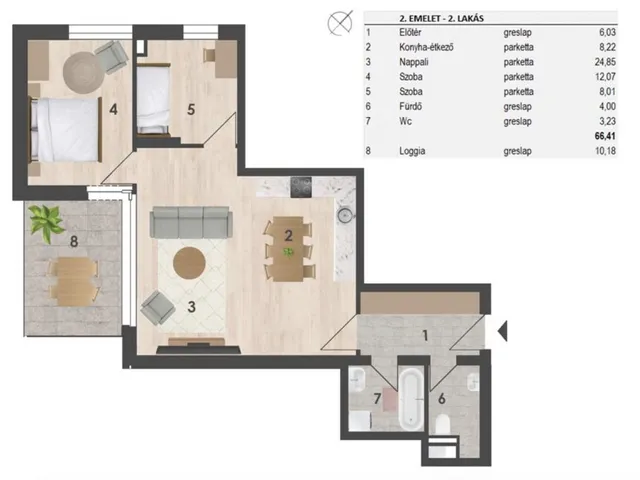Eladó lakás Budapest XIV. kerület, Herminamező 66 nm